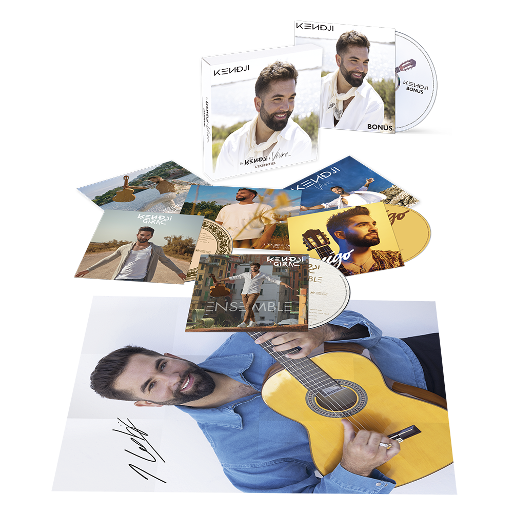 De Kendji à Vivre... L'essentiel (Coffret 7CD) + Poster Dédicacé