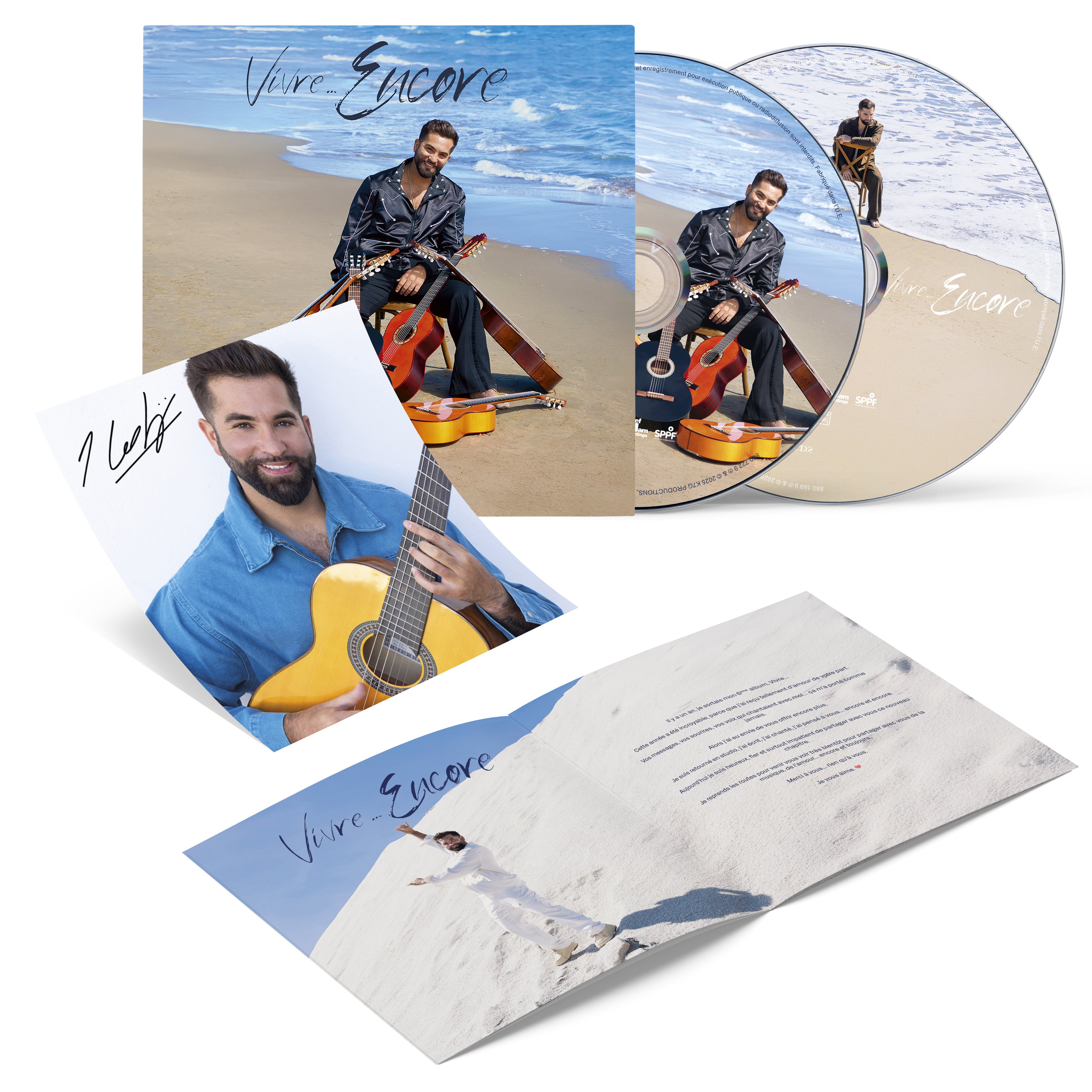 CD Exclusif "Vivre... Encore" + Carte Dédicacée